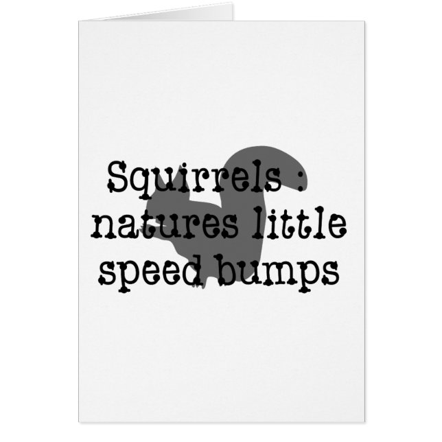 Écureuils : Natures peu de Speedbumps (Devant)