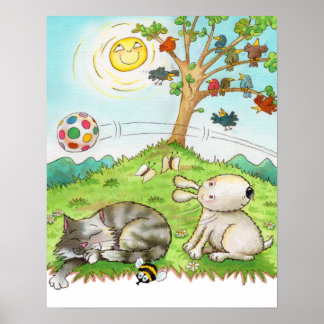 Ed et son affiche d'amis