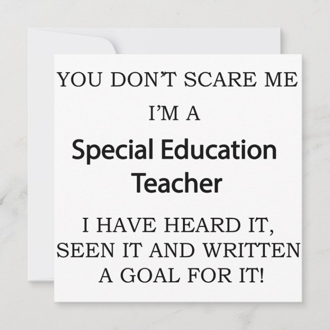 Ed spécial. Professeur (Devant)