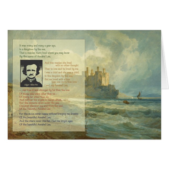 Edgar Allan Poe Annabel Lee (Devant Horizontal)