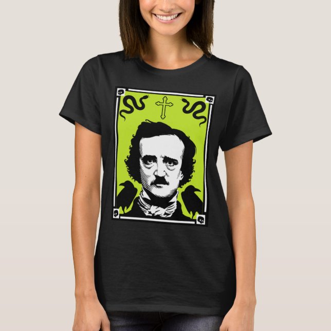Edgar Allan Poe Anniversaire 19 janvier T-shirt (Devant)