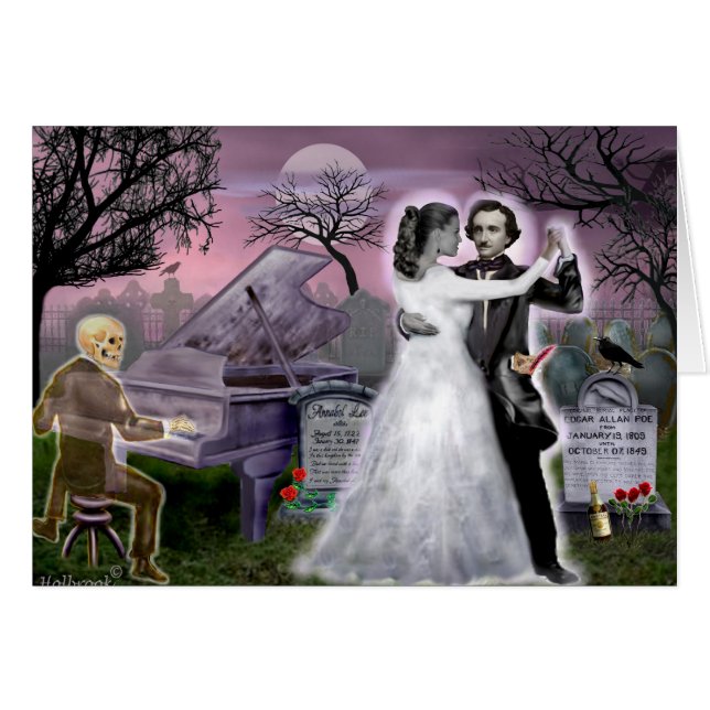 Edgar Allan Poe et Annabel Lee éternellement (Devant horizontal)