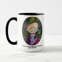 Edgar Allan Poe "je suis devenu aliéné…" Tasse