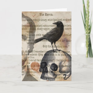 Edgar Allan Poe La carte de voeux Raven