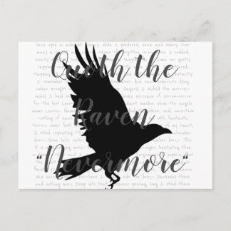 Edgar Allen Poe La Carte Postale Raven