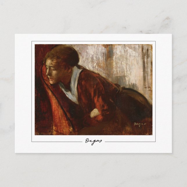 Edgar Degas #10 - Carte postale d'art fin (Devant)