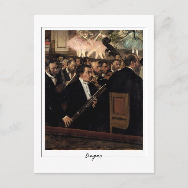 Edgar Degas #12 - Carte postale d'art (Devant)