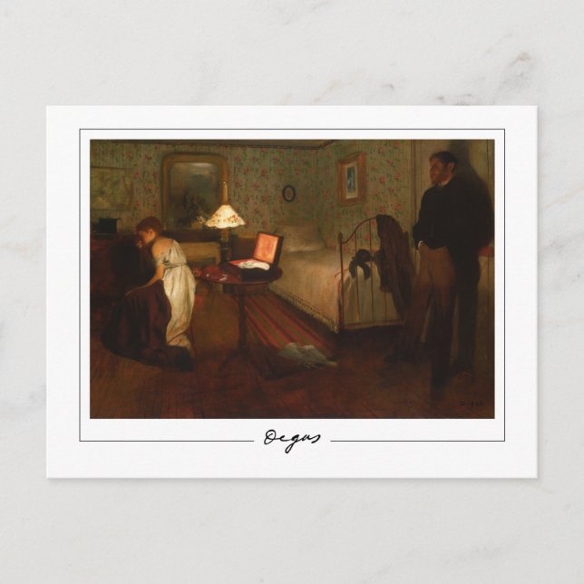Edgar Degas #13 - Carte postale d'art fin (Devant)