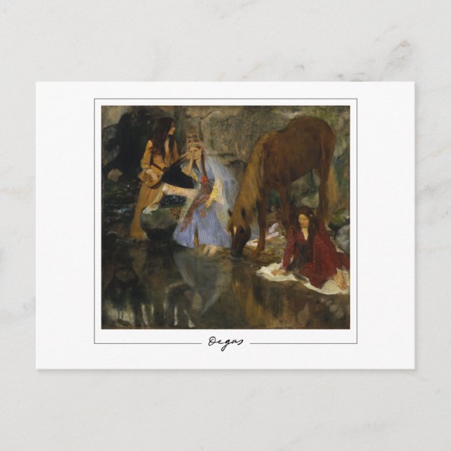 Edgar Degas #32 - Carte postale d'art fin (Devant)
