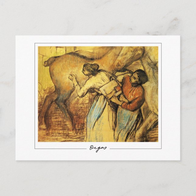 Edgar Degas #341-2 - Carte postale d'art (Devant)