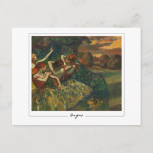 Edgar Degas #9 - Carte postale d'art fin