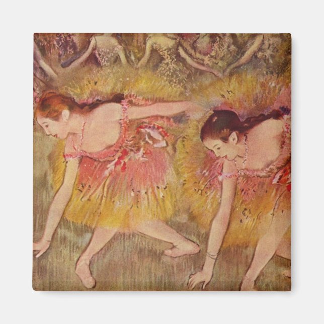 Edgar Degas Dancers Bending Down Magnet (Devant)