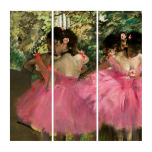 Edgar Degas - Danseurs en rose