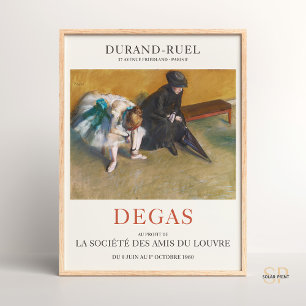 Edgar Degas En Attente Impression Impressionniste