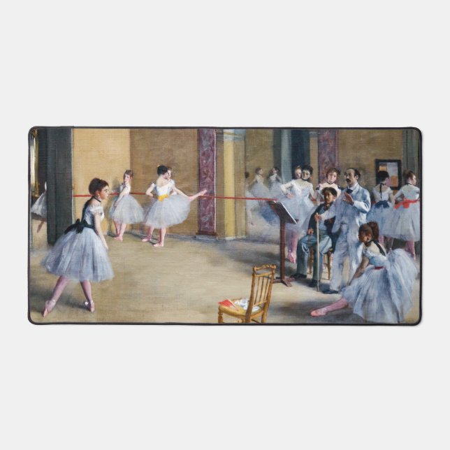 Edgar Degas - Foyer de danse, Opéra rue Le Peletie (Recto)