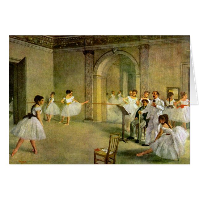 Edgar Degas - Hall du ballet d'opéra dans la rue (Devant Horizontal)