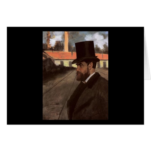 Edgar Degas Henri Rouart devant son usine (Devant horizontal)