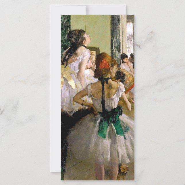 Edgar Degas La Carte De Classe Danse (Devant)