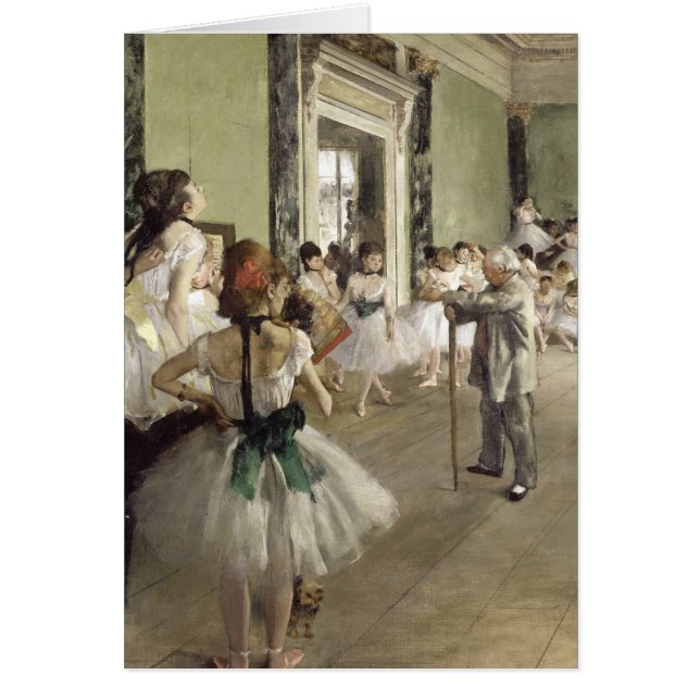 Edgar Degas| La Classe Ballet (Devant)