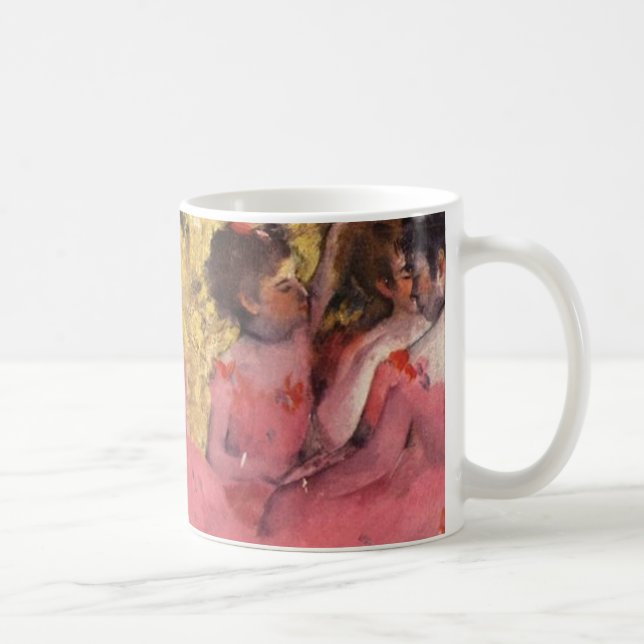 Edgar Degas La Mug Des Danseurs Roses (Droite)