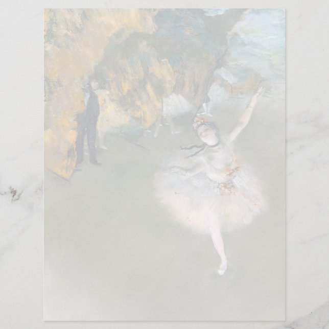 Edgar Degas | L'étoile ou la danseuse sur scène (Devant)