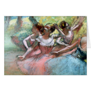 Edgar Degas   quatre ballerines sur l'étape