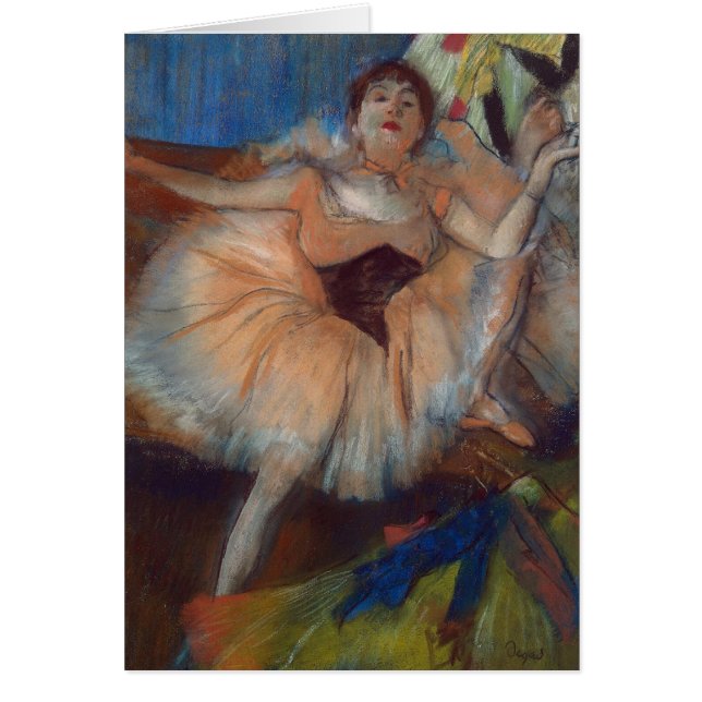 Edgar Degas | Seated Dancer, 1879-80 (Devant)