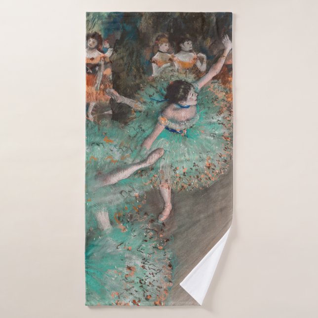 Edgar Degas - Swaying Dancer / Danseuse en vert (Serviette de bain)