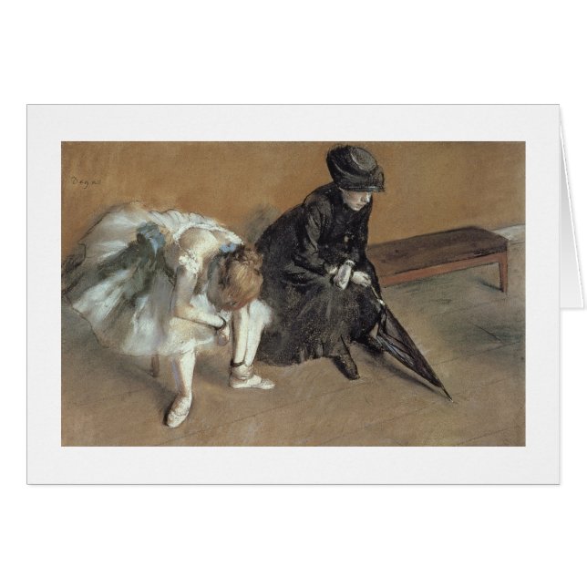 Edgar Degas | Waiting, c.1882 (Devant horizontal)