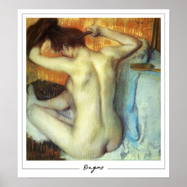Edgar Degas Zedign affiche d'art #17 (Devant)