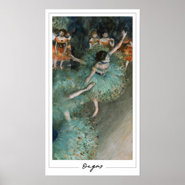 Edgar Degas Zedign Affiche d'art #18 (Devant)