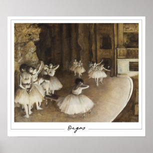 Edgar Degas Zedign affiche d'art #22-2
