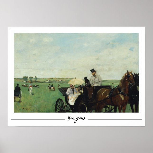 Edgar Degas Zedign affiche d'art #23 (Devant)