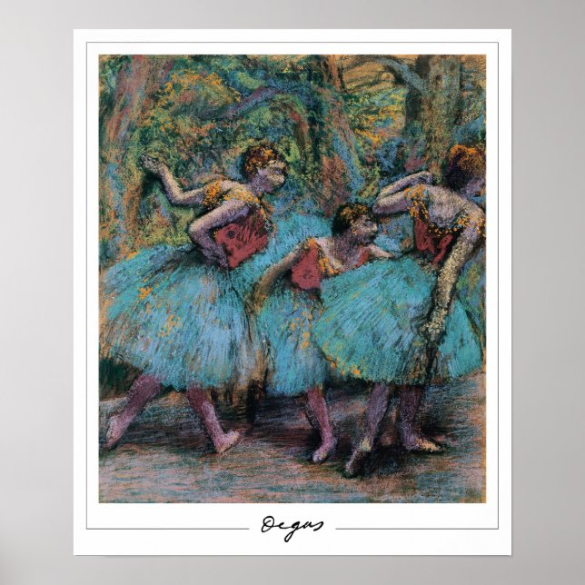 Edgar Degas Zedign Affiche d'art #26 (Devant)