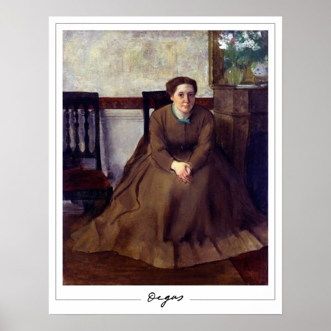 Edgar Degas Zedign Affiche d'art #29-2 (Devant)