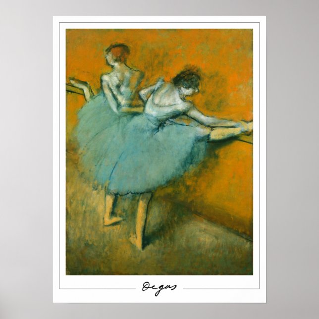 Edgar Degas Zedign affiche d'art #4-2 (Devant)