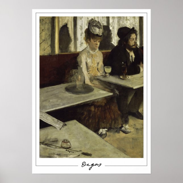 Edgar Degas Zedign Art Affiche #1-2 (Devant)