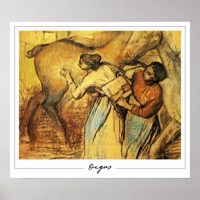 Edgar Degas Zedign Art Affiche #341-2 (Devant)