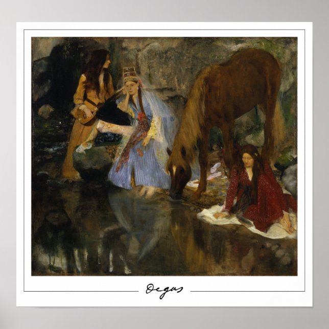 Edgar Degas Zedign Art Poster #32 (Devant)