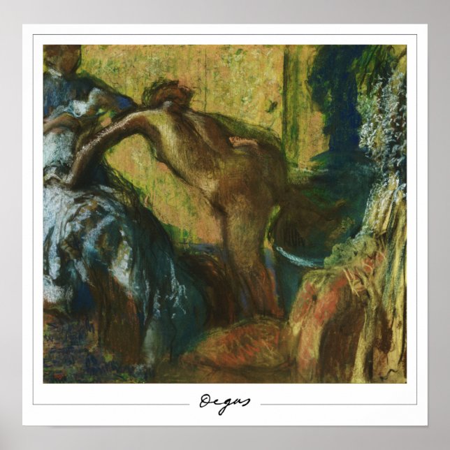 Edgar Degas Zedign Art Poster #39 (Devant)
