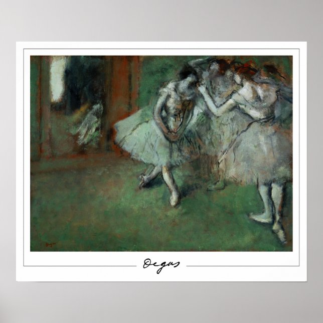 Edgar Degas Zedign Art Poster #4 (Devant)