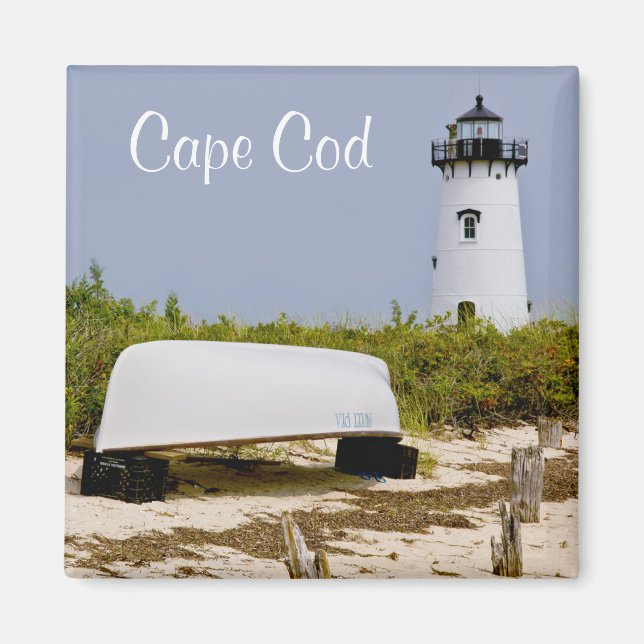 Edgartown Lighthouse Martha's Vineyard Mass Magnet (Devant)