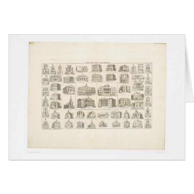 Édifices publics de San Francisco (1372A) (Devant horizontal)