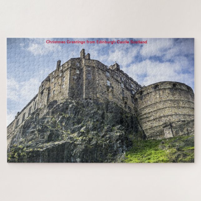 Edimbourg Castle Scotland Jigsaw Puzzle (Horizontal)