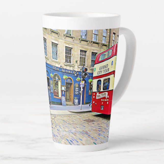 Edimbourg, Scottland Latte Mug (Angle droit)