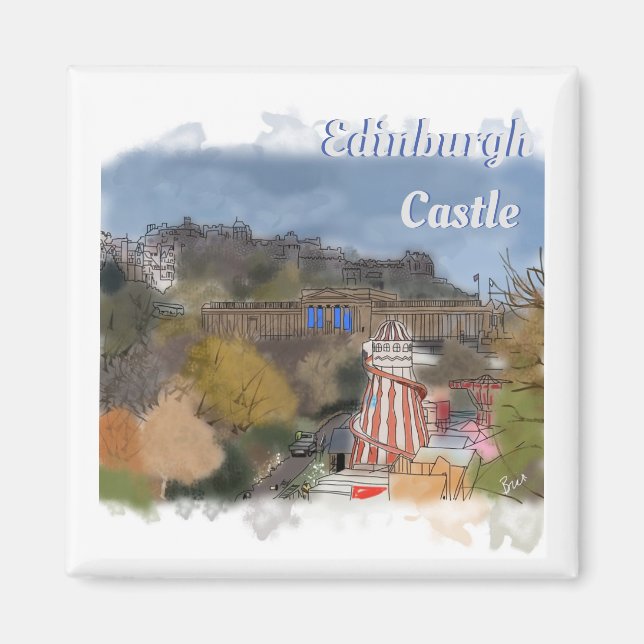 Edinburgh castle magnet (Devant)