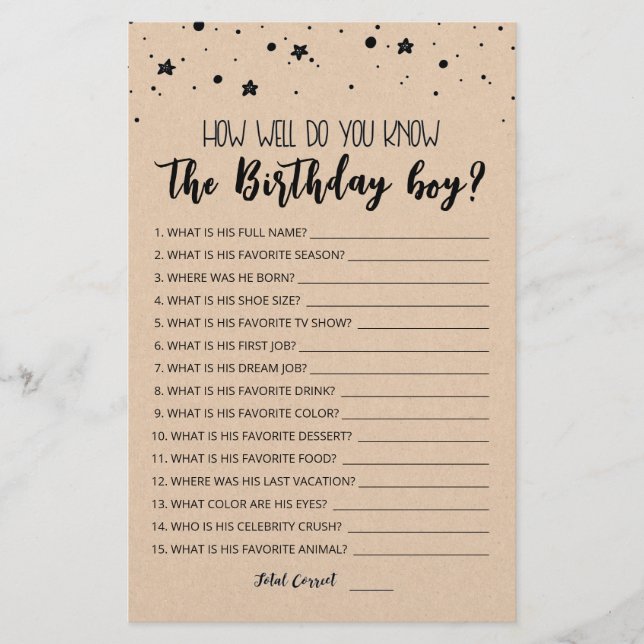 Editable Comme vous connaissez bien le garçon d'an (Devant)