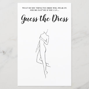 Editable Guess the Dress Fête des mariées Jeu