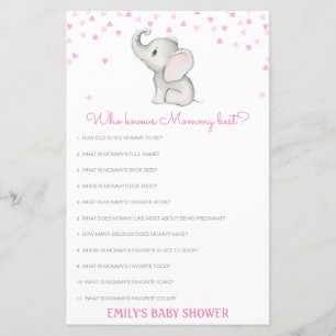 Editable Qui Connaît Maman Meilleur Baby shower Je
