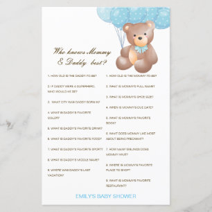 Editable Who Knows Maman et papa Best